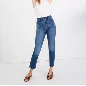 Madewell Perfect Vintage Crop Jean 27 Cassie Wash